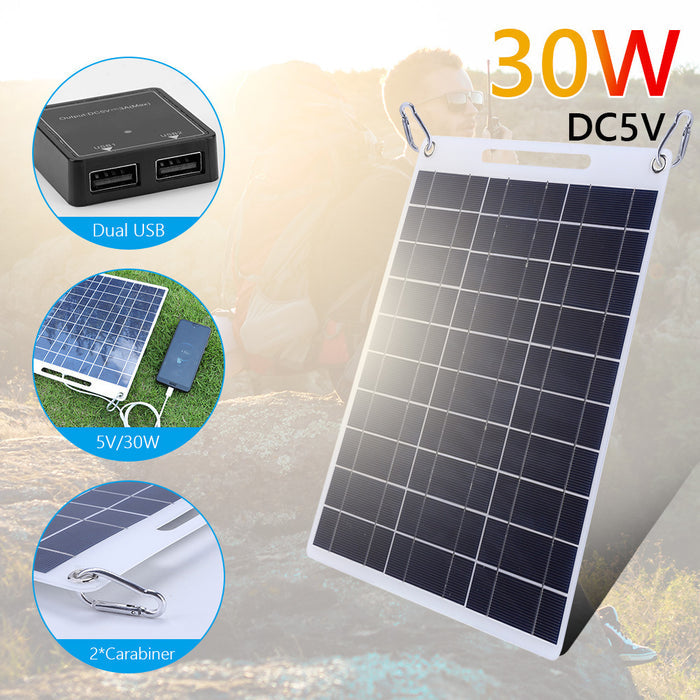 Panneau Solaire Flexible 13W USB 5V | Ultra-Léger pour Randonnée & Bivouac - Camp de Base Farzen