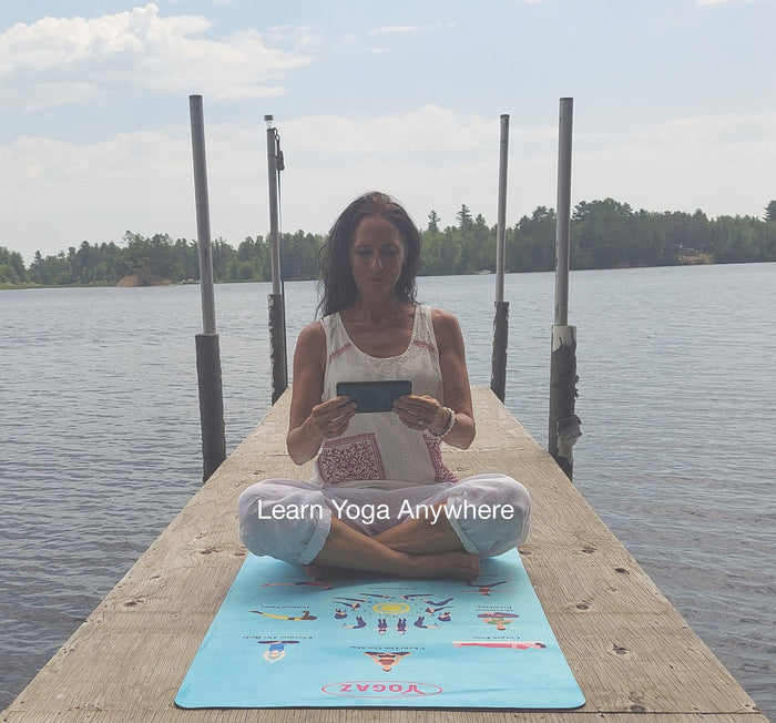 3D Suede-Textured Yoga Mat for Easy Home Learning - YOGAZ