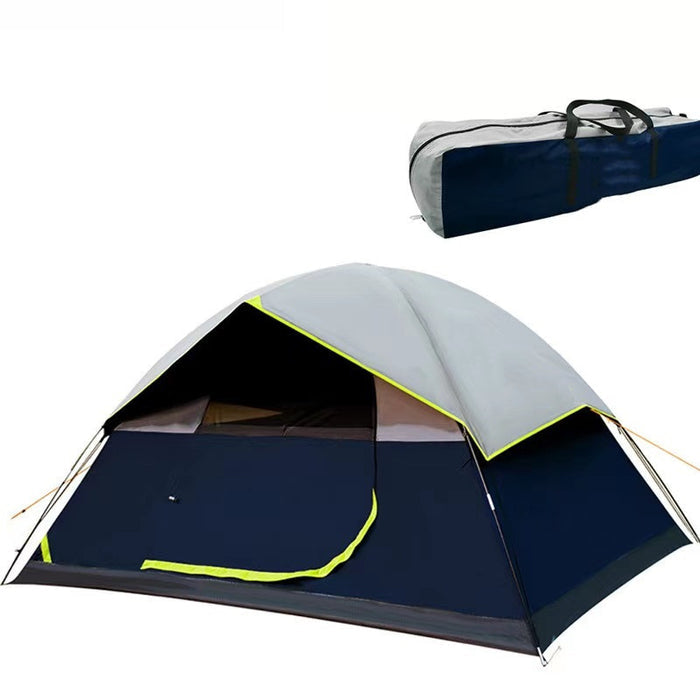 Tente Camping 4 Personnes - Darkroom Anti-Lumière Famille - Camp de Base Farzen