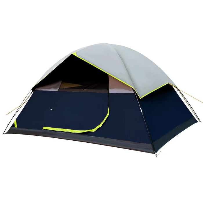 Tente Camping 4 Personnes - Darkroom Anti-Lumière Famille - Camp de Base Farzen