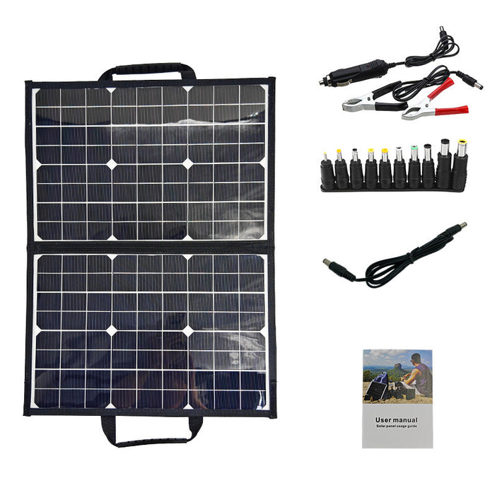 Panneau Solaire Portable 40W - Chargeur Camping Pliable - Camp de Base Farzen