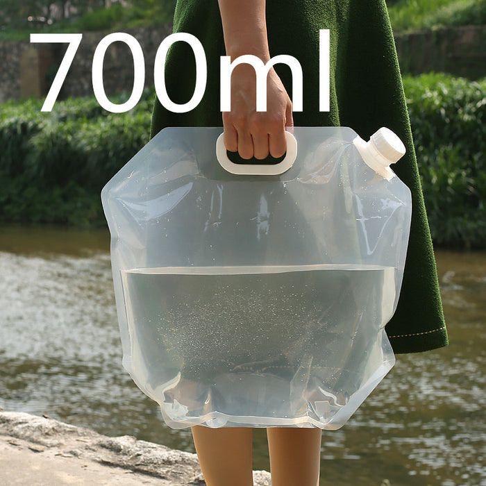 Sac à Eau Pliable PVC 5L/10L Conteneur Portable Camping - Camp de Base Farzen
