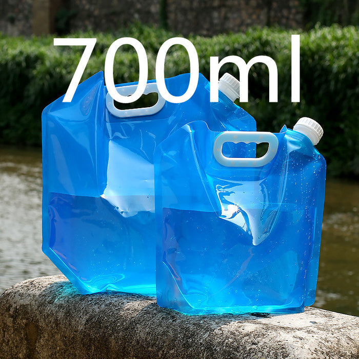 Sac à Eau Pliable PVC 5L/10L Conteneur Portable Camping - Camp de Base Farzen