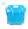 Sac à Eau Pliable PVC 5L/10L Conteneur Portable Camping - Camp de Base Farzen