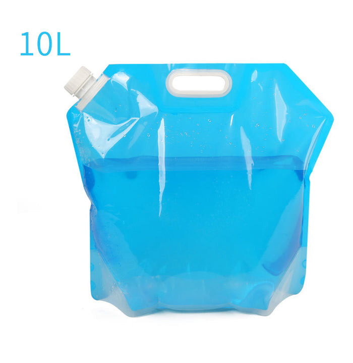 Sac à Eau Pliable PVC 5L/10L Conteneur Portable Camping - Camp de Base Farzen