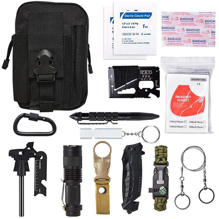 Outil Multifonction Camping Urgence - Kit SOS Outdoor - Camp de Base Farzen