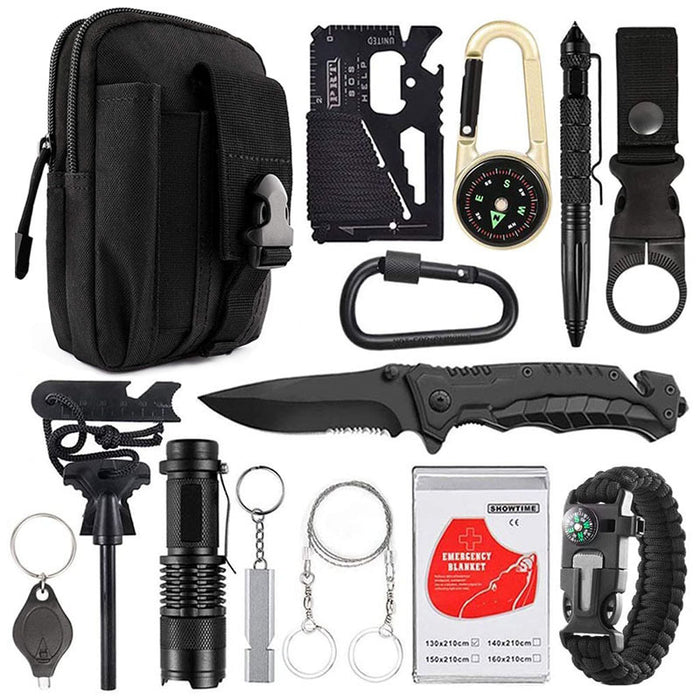Outil Multifonction Camping Urgence - Kit SOS Outdoor - Camp de Base Farzen