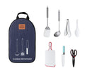 Kit Ustensiles Cuisine Camping 7 Pièces Acier Inoxydable - Camp de Base Farzen