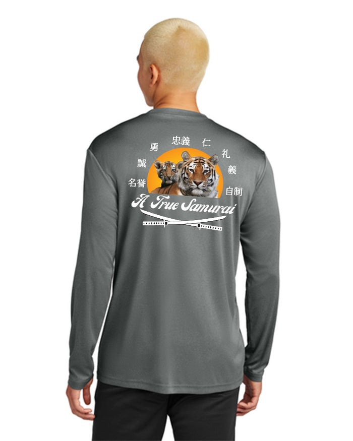 A True Samurai Dri-fit Poly Long Sleeve Tee