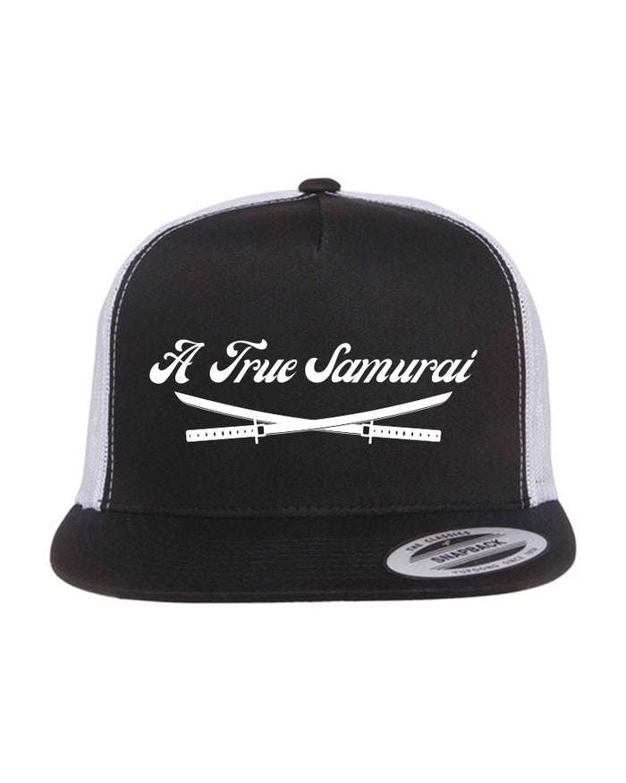 A True Samurai Embroidered Trucker Hat