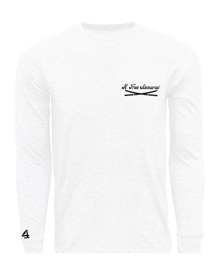 A True Samurai Long Sleeve Cotton Tee