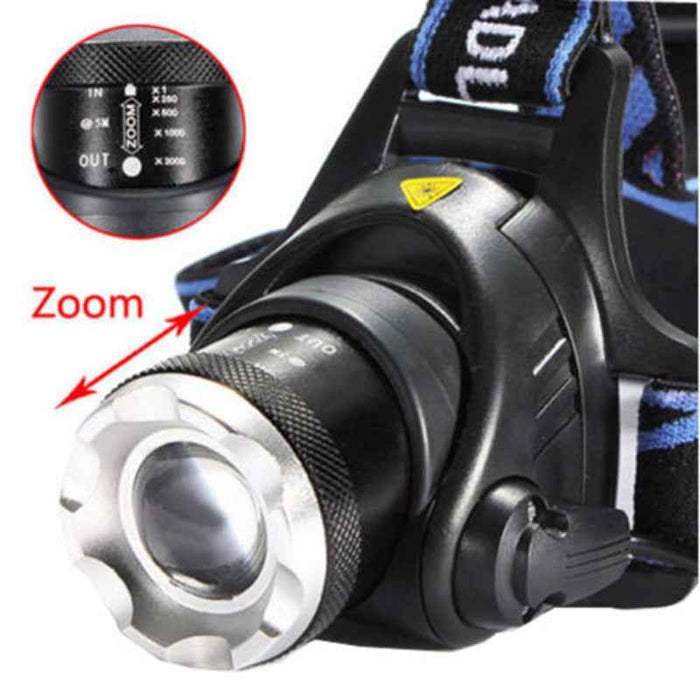 Phare LED Télescopique Réglable avec Zoom 316g - Camp de Base Farzen