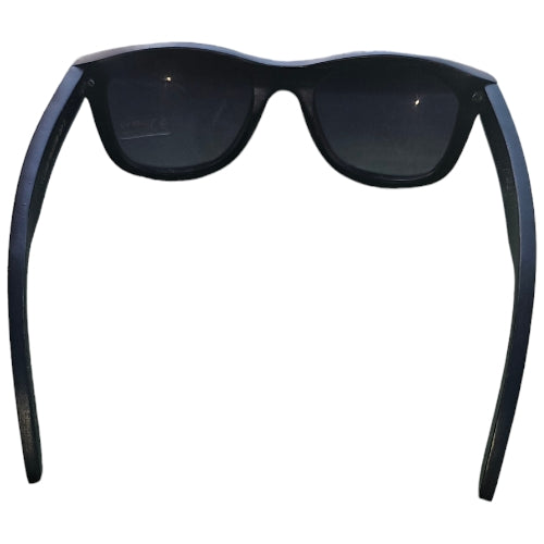 All Wood Black Bamboo Sunglasses Dark Brown all wood frames and sides -with Polarized UV400 Lenses - YOGAZ
