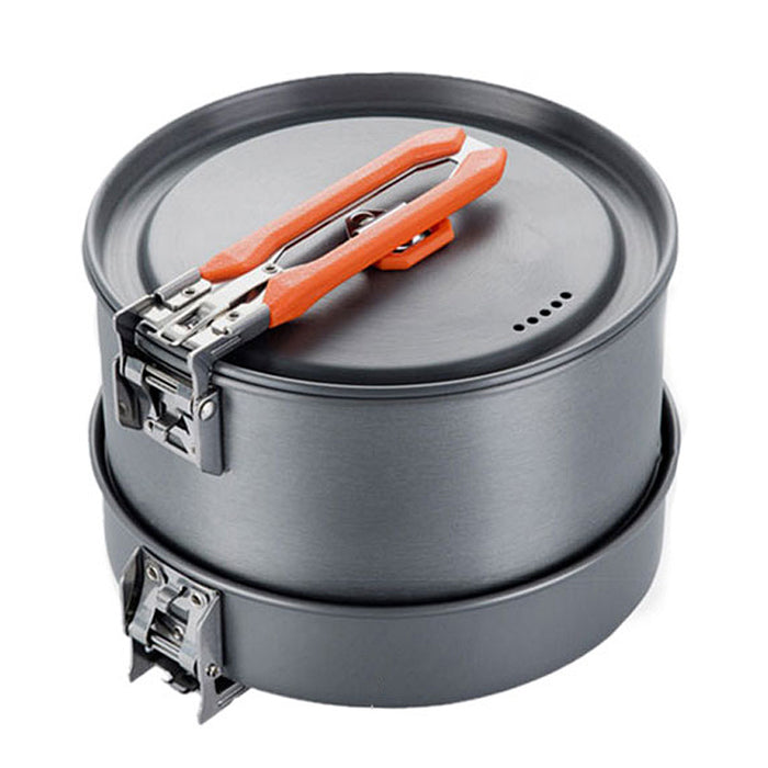 Batterie Cuisine Camping Alumina Set 3 Pièces Portable - Camp de Base Farzen
