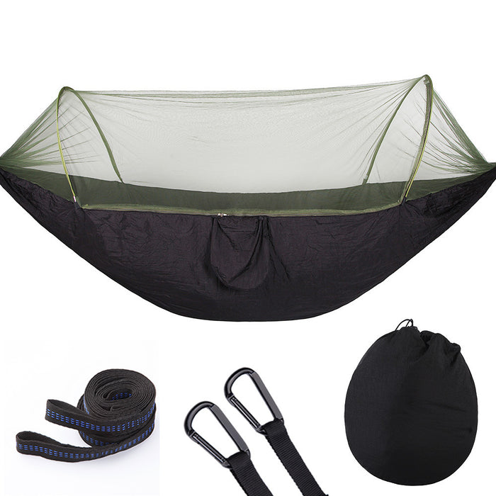 Hamac Automatique Moustiquaire - Ouverture Rapide Anti-Insectes 750g - Camp de Base Farzen