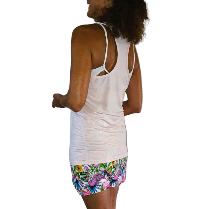 Bamboo Eco Freindly Light Rose Tank Top - YOGAZ
