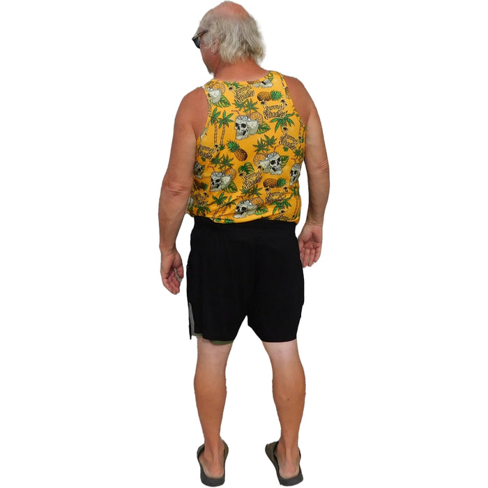 Eco-Friendly Black Bamboo/Modal Fabric Shorts with Waist Tie - YOGAZ