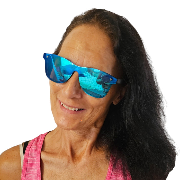 BlewByYou Black Sunglasses - UV 400 Polarized Lenses - YOGAZ