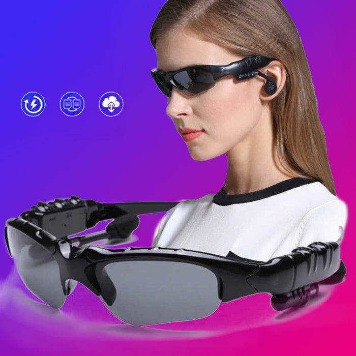 Lunettes Soleil Bluetooth 4.1 Intelligentes - Stéréo Sans Fil 120g - Camp de Base Farzen