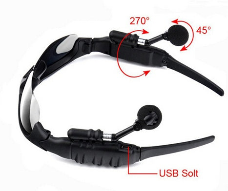 Lunettes Soleil Bluetooth 4.1 Intelligentes - Stéréo Sans Fil 120g - Camp de Base Farzen