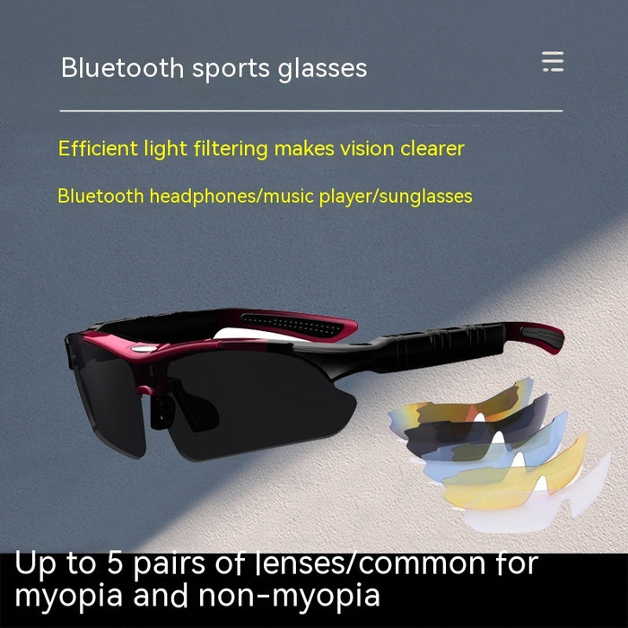 Lunettes Bluetooth Sport - Casque Audio Activités Extérieur 64g - Camp de Base Farzen