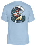 Buoy 4 American Wave Short Sleeve Graphic Tee