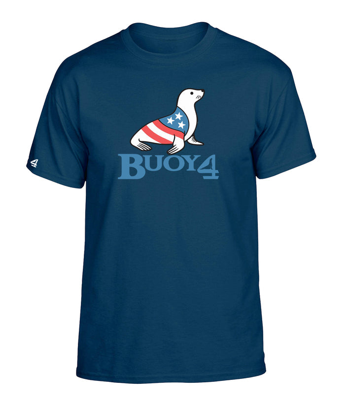 Buoy4 Seal Flag Short Sleeve Graphic Tee
