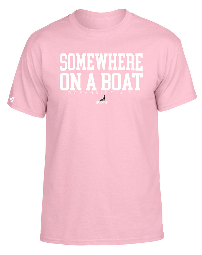 Buoy4 Somewhere on a Boat Short Sleeve Graphic Tee