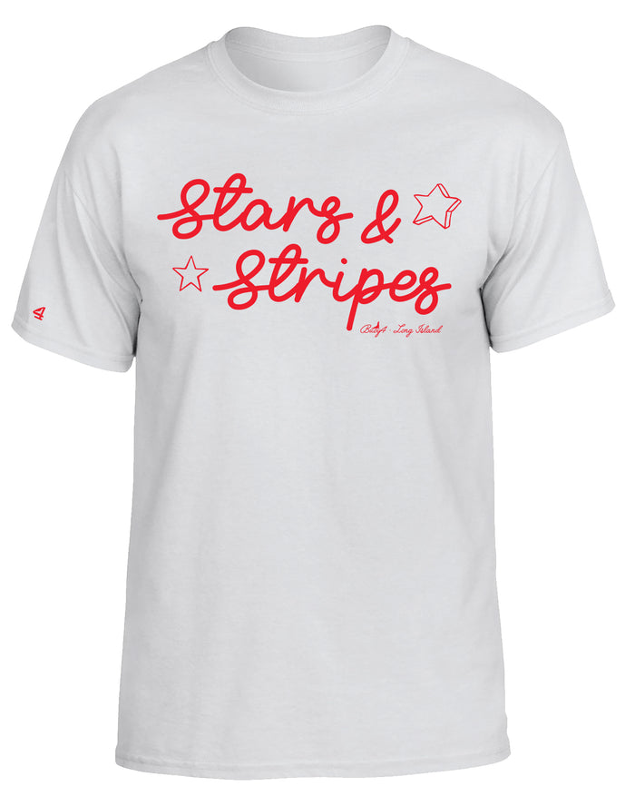 Buoy4 Stars and Stripes Short Sleeve Graphic Tee