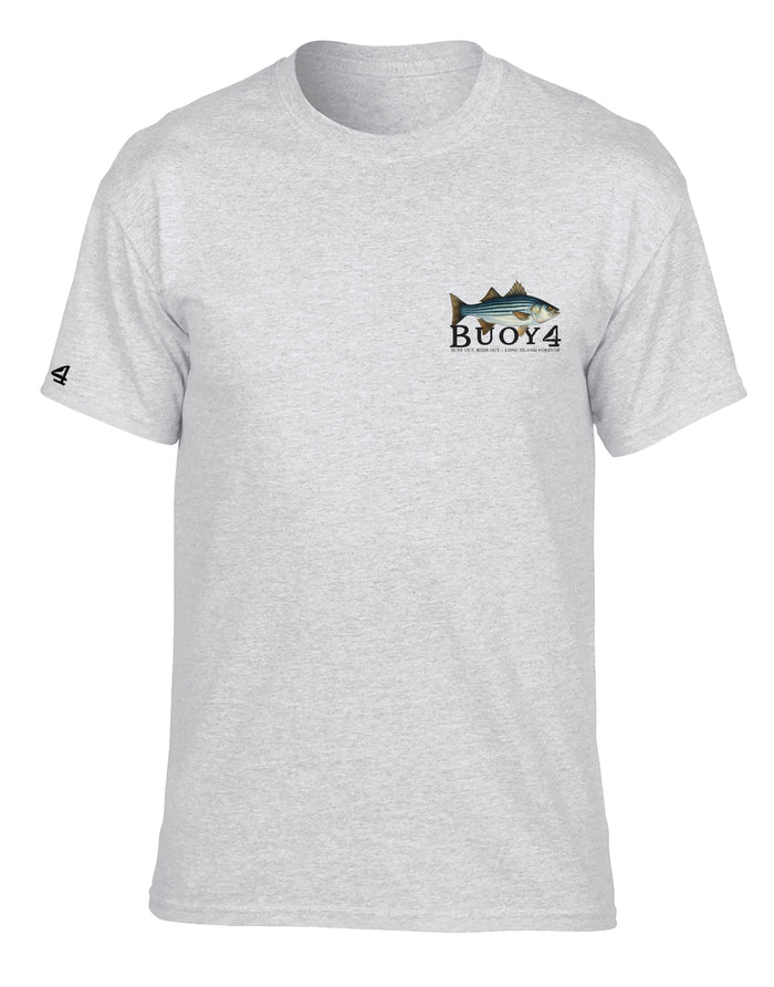 Buoy4 Striped Bass Short Sleeve Graphic Tee