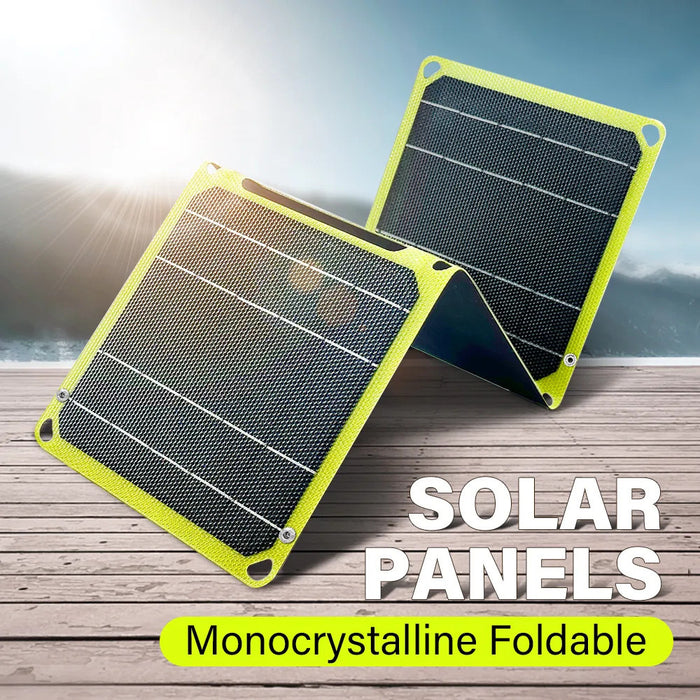 Panneau Solaire Pliable ETFE | Chargeur USB & Power Station | Ultra-Résistant - Camp de Base Farzen