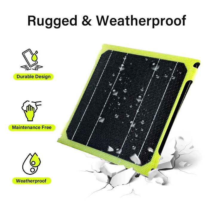 Panneau Solaire Pliable ETFE | Chargeur USB & Power Station | Ultra-Résistant - Camp de Base Farzen