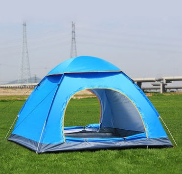 Tente de Camping Familiale - 2 à 4 Personnes Facile à Monter - Camp de Base Farzen