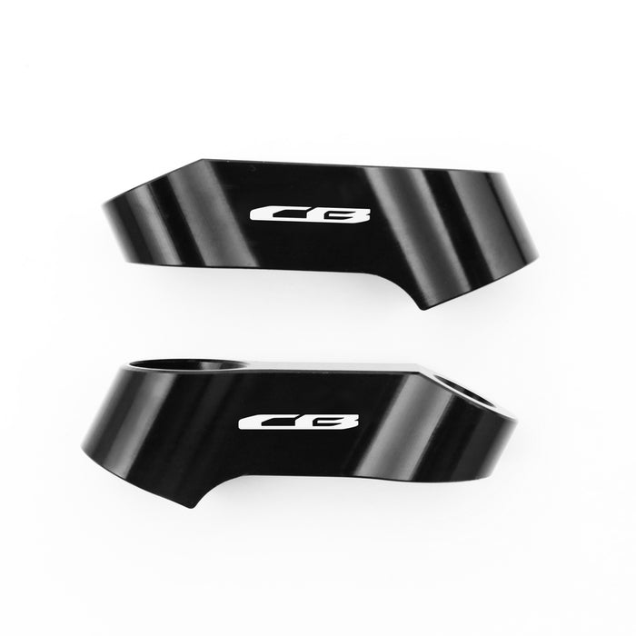 Fit Honda CB Engraved Logo Mirror Extender Riser - MC Motoparts