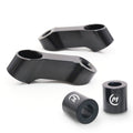 Fit Kawasaki Z125 Pro Z400 Z750 UPVIEW Mirror Extender Riser - MC Motoparts