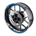 Kawasaki ZX10R Ninja Moto GP wheel rim sticker by StickerBao, 17-inch decal with Ninja logo and Moto GP design on bike wheel