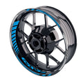 Fit Suzuki GSXS750 Logo Moto GP Stripe 17 inch Wheel Rim Sticker - MC Motoparts