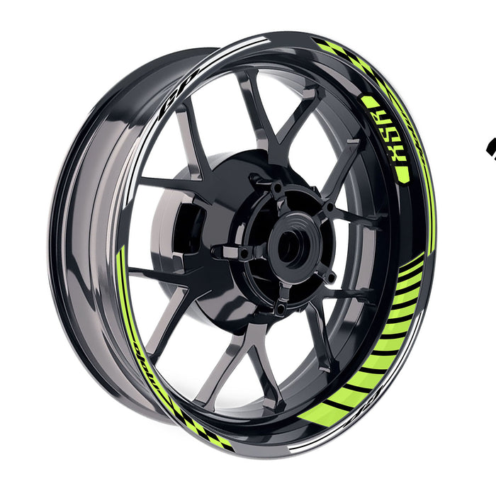 Fit Yamaha XSR 700 900 Logo GP 17 inch Rim Wheel Stickers Racing Check