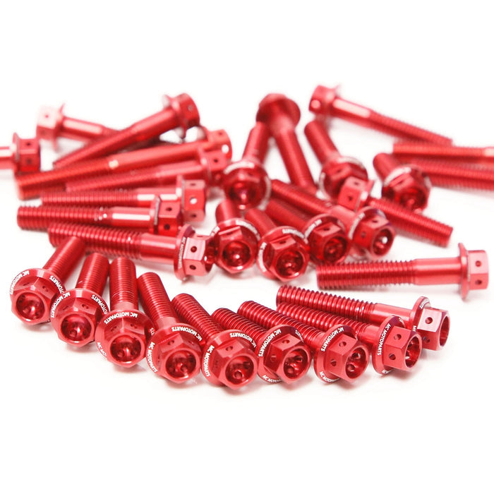 Red Honda CB1000R 2008-2017 CNC Crankcase Cover Bolt Kit