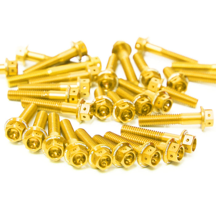 Gold Honda CBF1000 F  2006-2015 CNC Crankcase Cover Bolt Kit