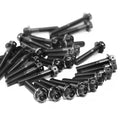 Black Honda XL1000V Varadero 1999-2015 CNC Crankcase Cover Bolt Kit