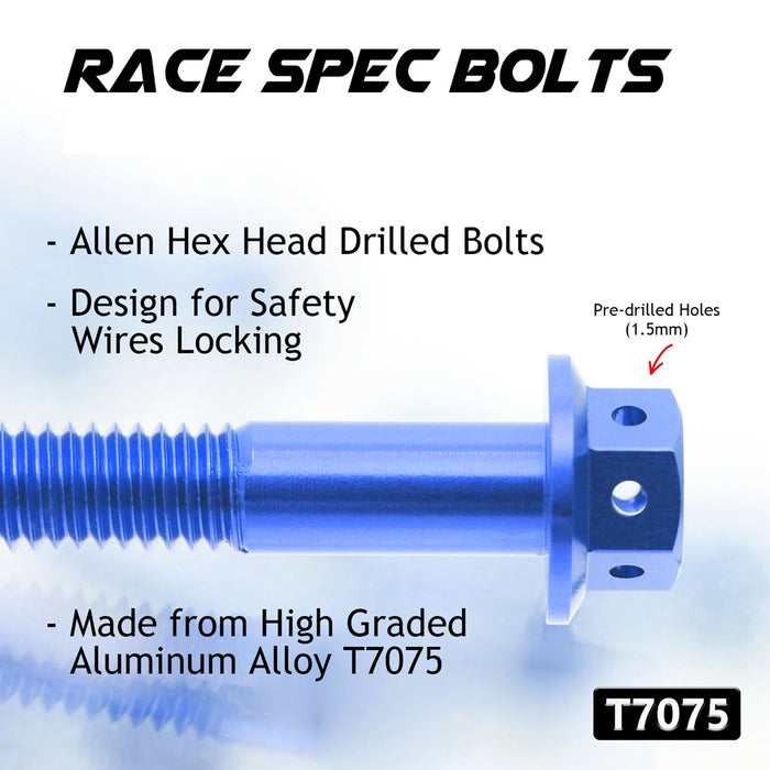 Details of Suzuki GSR 600 2006-2011 CNC Crankcase Cover Bolt Kit