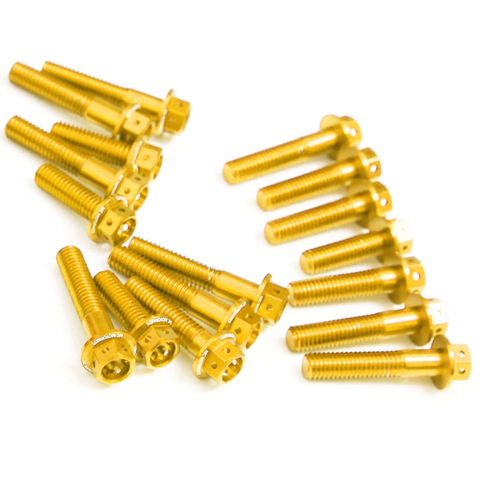 Gold Suzuki GSR 600 2006-2011 CNC Crankcase Cover Bolt Kit