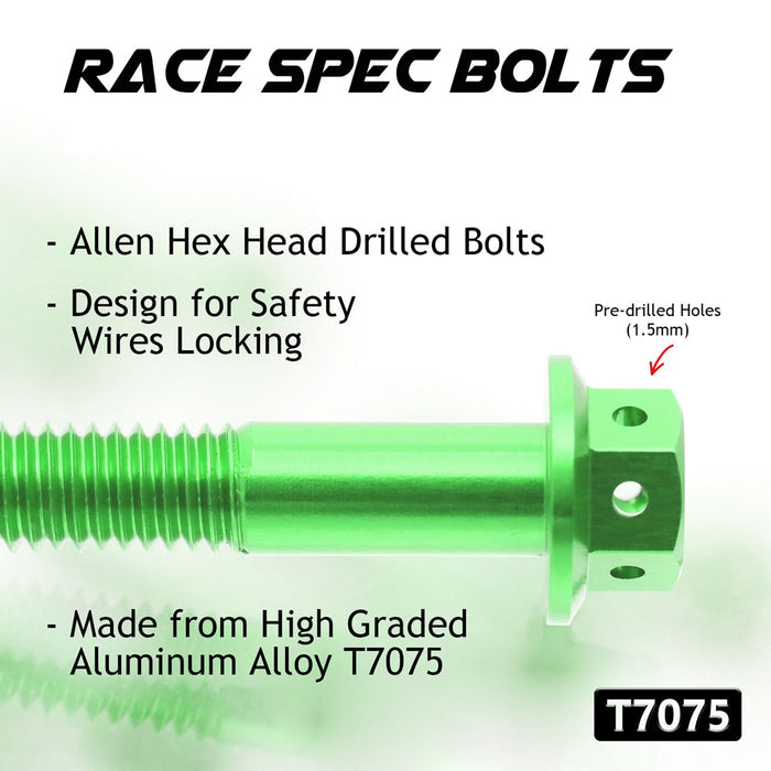 Details of Suzuki GSR 750 2011-2016 CNC Crankcase Cover Bolt Kit