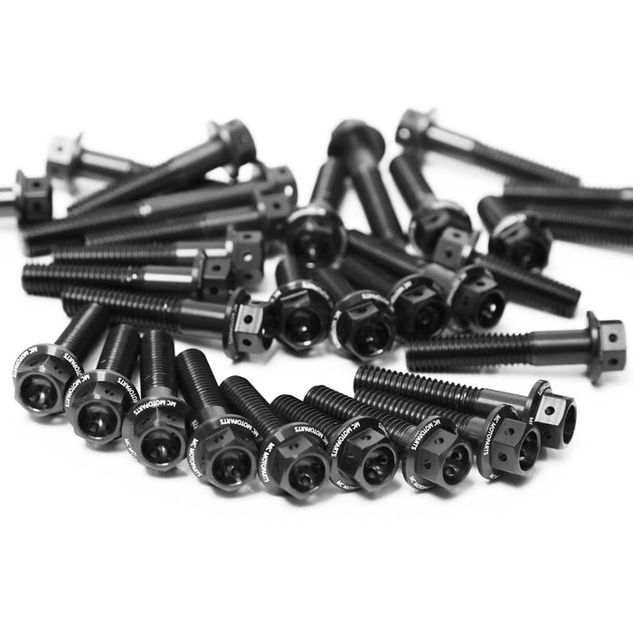 Black Suzuki GSX 250 R 2017-2019 CNC Crankcase Cover Bolt Kit
