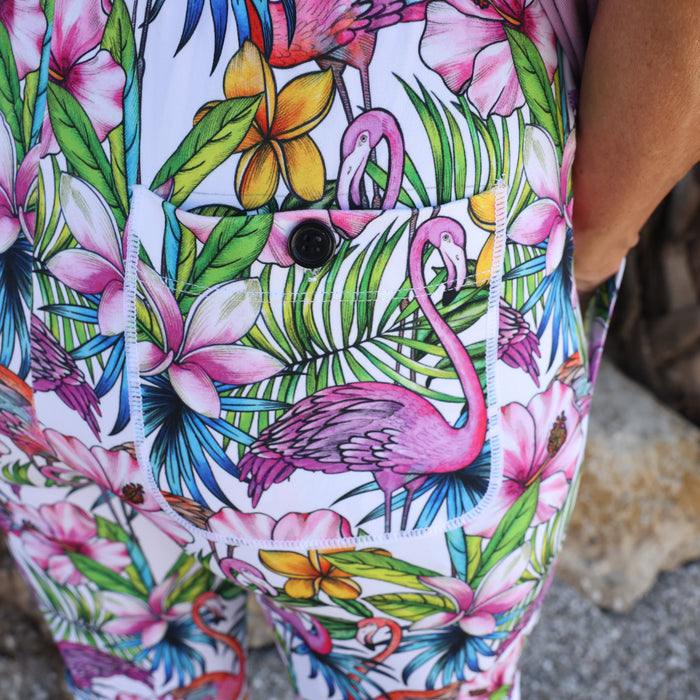 Flamingo Capris - YOGAZ