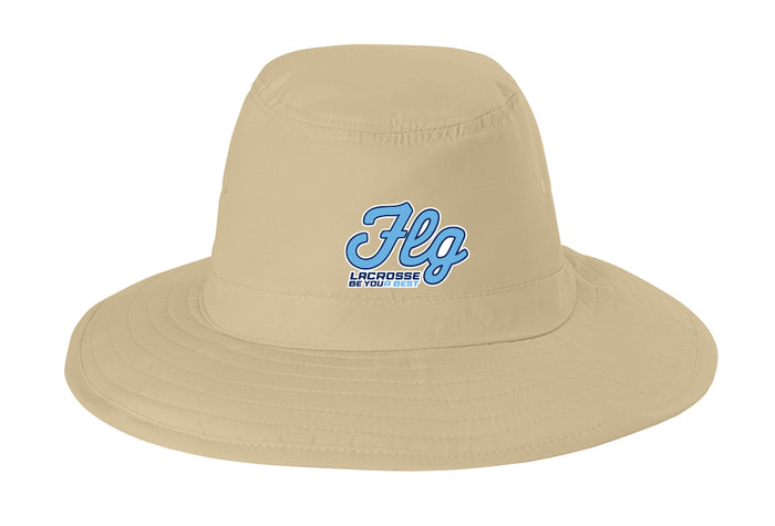 FLG Lacrosse script Embroidered brim hat