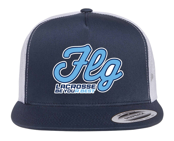 FLG Lacrosse Script Embroidered Trucker Hat