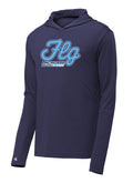 FLG Lacrosse script LS Performance Hooded Pullover