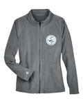 FLG Lacrosse Shield ladies embroidered fleece jacket